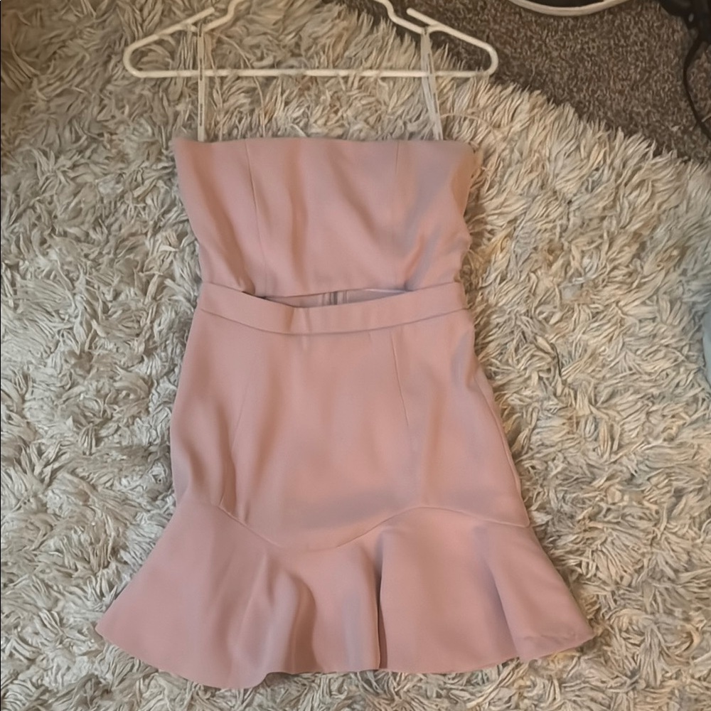 White Fox Pink Dress